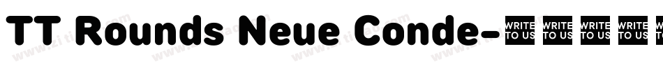 TT Rounds Neue Conde字体转换